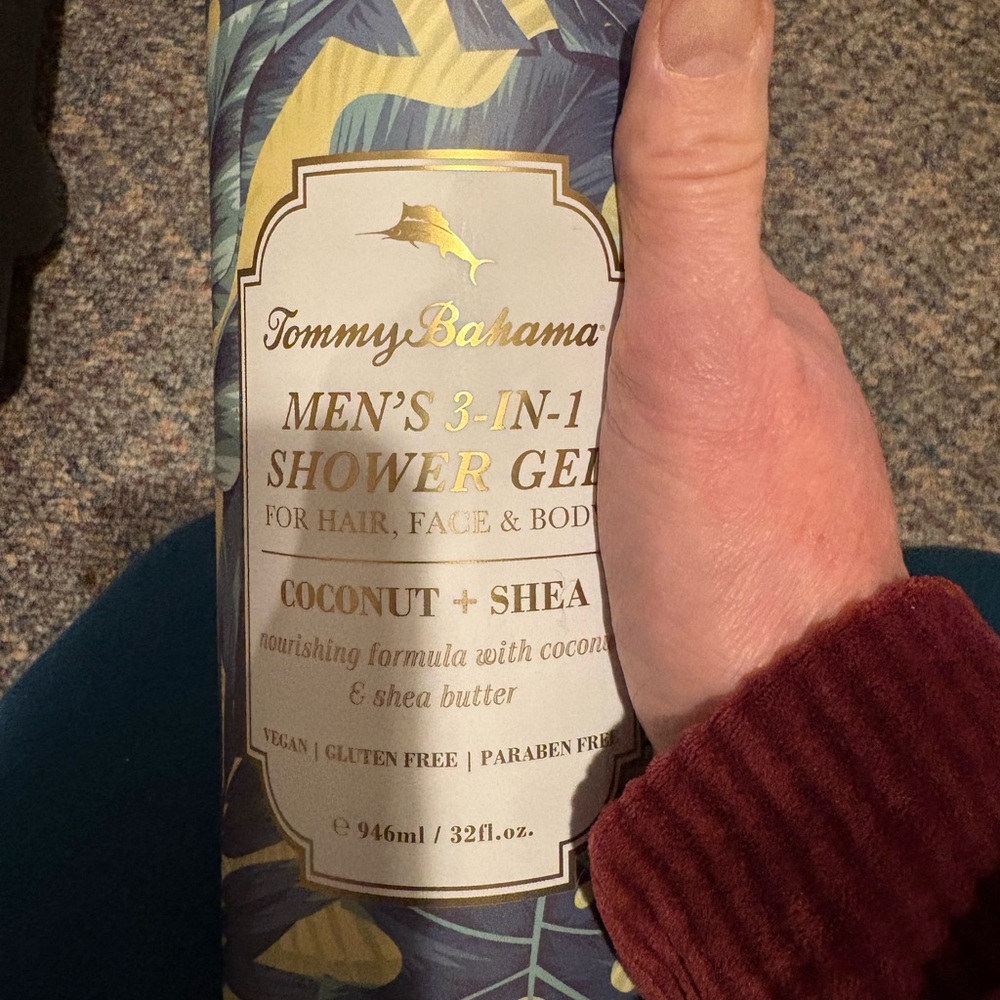 New Tommy Bahama Men's 3-in-1 Shower Gel